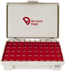 Vermont Gage - 50 Piece, 0.0115-0.0605 Inch Diameter Plug and Pin Gage Set - Plus 0.0002 Inch Tolerance, Class ZZ - Makers Industrial Supply