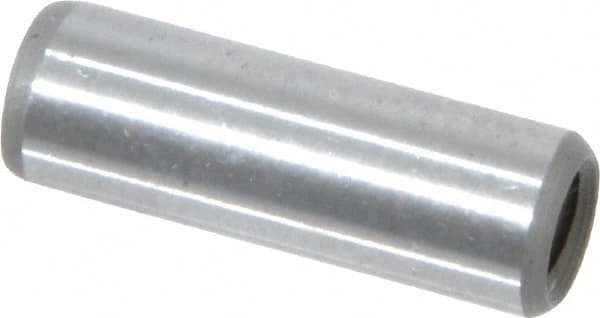 Jergens - 1/4" Diam x 3/4" Pin Length Alloy Steel Pull Out Dowel Pin - C 47-58 & C 60-64 (Surface) Hardness, 1 Beveled & 1 Threaded End - Makers Industrial Supply