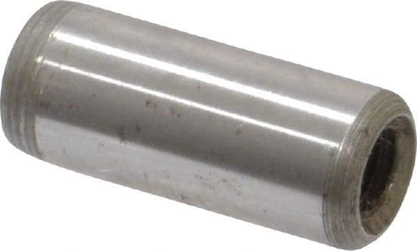 Jergens - 5/16" Diam x 3/4" Pin Length Alloy Steel Pull Out Dowel Pin - C 47-58 & C 60-64 (Surface) Hardness, 1 Beveled & 1 Threaded End - Makers Industrial Supply