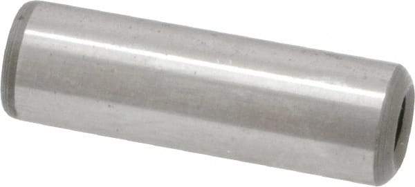 Jergens - 5/16" Diam x 1" Pin Length Alloy Steel Pull Out Dowel Pin - C 47-58 & C 60-64 (Surface) Hardness, 1 Beveled & 1 Threaded End - Makers Industrial Supply