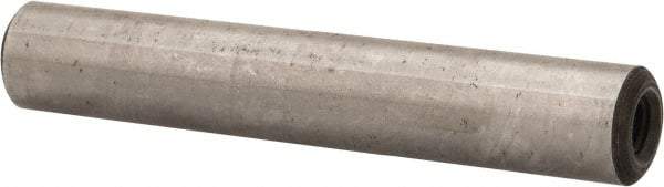 Jergens - 3/8" Diam x 2-1/4" Pin Length Alloy Steel Pull Out Dowel Pin - C 47-58 & C 60-64 (Surface) Hardness, 1 Beveled & 1 Threaded End - Makers Industrial Supply