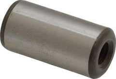 Jergens - 1/2" Diam x 1" Pin Length Alloy Steel Pull Out Dowel Pin - C 47-58 & C 60-64 (Surface) Hardness, 1 Beveled & 1 Threaded End - Makers Industrial Supply