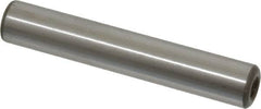 Jergens - 1/2" Diam x 3" Pin Length Alloy Steel Pull Out Dowel Pin - C 47-58 & C 60-64 (Surface) Hardness, 1 Beveled & 1 Threaded End - Makers Industrial Supply