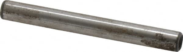 Jergens - 1/4" Diam x 2-1/4" Pin Length Alloy Steel Pull Out Dowel Pin - C 47-58 & C 60-64 (Surface) Hardness, 1 Beveled & 1 Threaded End - Makers Industrial Supply