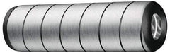 Jergens - 3/8" Diam x 1-1/2" Pin Length Alloy Steel Grooved Dowel Pin - C 47-58 & C 60-64 (Surface) Hardness, 1 Beveled & 1 Threaded End - Makers Industrial Supply