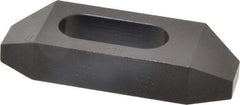 Gibraltar - 3/4" Stud, Steel, Plain Strap Clamp - 1-1/16" Travel, 4" OAL x 1-1/2" Wide x 3/4" High, Black Oxide Finish, Tapered Nose - Makers Industrial Supply