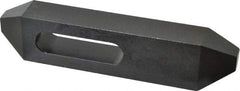 Gibraltar - 3/4" Stud, Steel, Plain Strap Clamp - 2-3/16" Travel, 8" OAL x 1-3/4" Wide x 1-1/8" High, Black Oxide Finish, Tapered Nose - Makers Industrial Supply