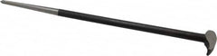 Value Collection - 20" OAL Rolling Head Pry Bar - 5/8" Wide, Chrome Vanadium - Makers Industrial Supply