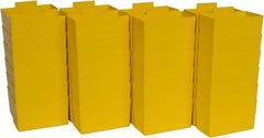 Quantum Storage - 2.8" Wide x 3" High, Yellow Bin Cup - Use with Quantum Storage Systems - Shelf Bin - Makers Industrial Supply