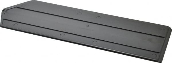 Quantum Storage - 10.9" Wide x 4" High, Black Bin Divider - Use with Quantum Storage Systems - QUS 224 - Makers Industrial Supply