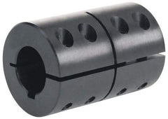 Climax Metal Products - 2" Bore, Steel, One Piece Clamping Shaft Collar - 3-1/4" Outside Diam, 4-7/8" Wide - Makers Industrial Supply