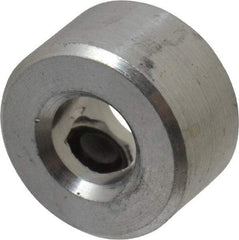 Climax Metal Products - 3/16" Bore, Aluminum, One Piece Solid Set Screw Collars - 7/16" Outside Diam, 1/4" Wide - Makers Industrial Supply