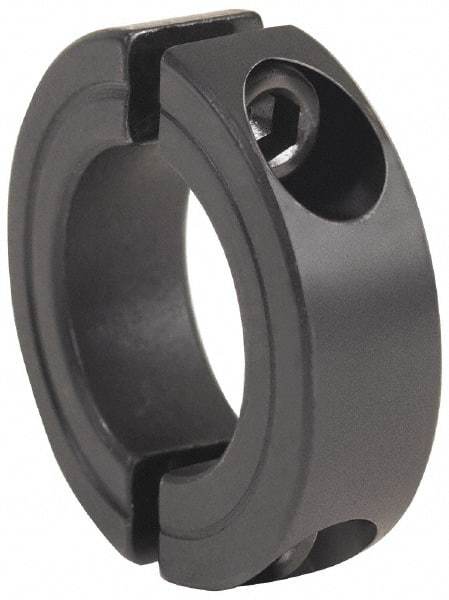 Climax Metal Products - 3-1/8" Bore, Steel, Two Piece Clamping Shaft Collar - 4-1/2" Outside Diam, 7/8" Wide - Makers Industrial Supply