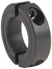 Climax Metal Products - 3-5/8" Bore, Steel, Two Piece Clamping Shaft Collar - 5" Outside Diam, 7/8" Wide - Makers Industrial Supply