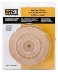 Work Sharp - 6 Inch Outside Diameter Leather Hone Kit - Work Sharp 3000 Machine Compatible - Makers Industrial Supply