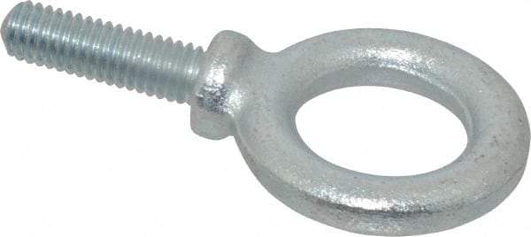 Gibraltar - 1,400 Lb Capacity, Forged Steel, 3/8-16 Thread, Fixed Lifting Eye Bolt - Fully Threaded, 1-1/4" Shank, 1-1/4" Thread Length, Shoulder - Makers Industrial Supply