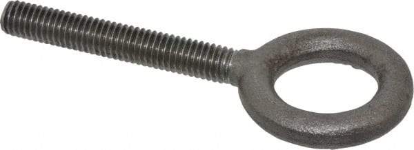 Gibraltar - 1,400 Lb Capacity, Steel, 3/8-16 Thread, Lifting Eye Bolt - Fully Threaded, 2-1/2" Shank, 2-1/2" Thread Length, No Shoulder - Makers Industrial Supply