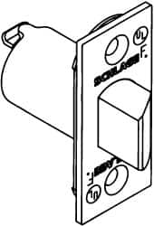 Schlage - 2-3/4 Inch Long x 2-1/2 Inch Wide, Springlatch - Makers Industrial Supply