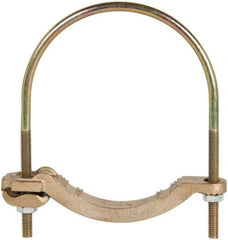 Thomas & Betts - 4 to 4/0 AWG Compatible U-bolt Rod Clamp - Bronze, CSA Certified, UL File E3060, UL Listed - Makers Industrial Supply