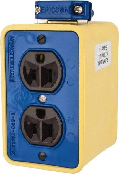 Conductix - Plastic Rectangle Outlet Box - 4-1/2" Overall Height x 2-1/2" Overall Width - Makers Industrial Supply