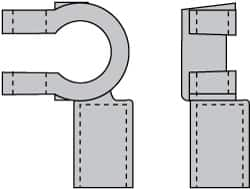 Noco - Automotive Battery 4/0 Left Elbow Terminal - Positive Polarity - Makers Industrial Supply