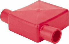 Noco - 1 & 2 Gauge, Flag Automotive Battery Terminal Protector - Red - Makers Industrial Supply