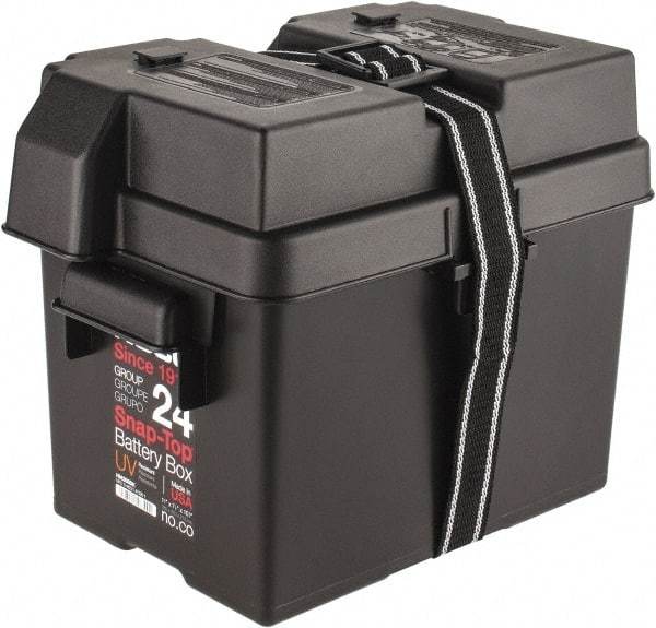 Noco - Group 24 Automotive Battery Box - 13-3/8" Outside Length x 10-1/8 Width x 11 Height, 11" Inside Length x 7-7/8 Width x 10-3/4 Height - Makers Industrial Supply