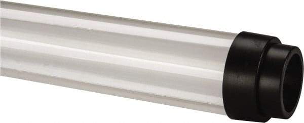 Made in USA - 48 Inch Long, Clear, Fluorescent Lamp Sleeve - T8 Shape - Makers Industrial Supply