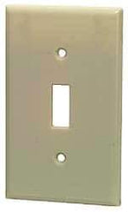 Leviton - Wall Plates Wall Plate Type: Blank Wall Plate Color: Ivory - Makers Industrial Supply