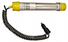 Made in USA - 12 Volt, 13 Watt, Black Fluorescent Work Lights - 1 Amps, 18/2 Wire Gage, PL/13 Special Lamp - Makers Industrial Supply