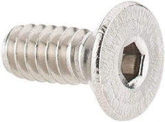 Value Collection - #6-32 UNC Hex Socket Drive, 82° Flat Screw - Grade 316 Stainless Steel, 3/8" OAL - Makers Industrial Supply