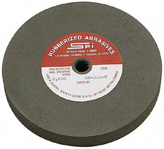 Made in USA - 8" Diam x 1/2" Hole x 1/2" Thick, 80 Grit Surface Grinding Wheel - Aluminum Oxide/Silicon Carbide Blend, Medium Grade, 2,600 Max RPM - Makers Industrial Supply