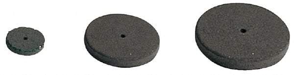 Made in USA - 1-1/2" Diam x 1/16" Hole x 1/16" Thick, 240 Grit Surface Grinding Wheel - Aluminum Oxide/Silicon Carbide Blend, Very Fine Grade, 15,000 Max RPM - Makers Industrial Supply