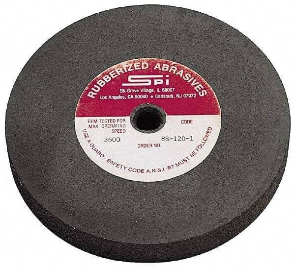 Made in USA - 8" Diam x 1/2" Hole x 1/4" Thick, 46 Grit Surface Grinding Wheel - Aluminum Oxide/Silicon Carbide Blend, Coarse Grade, 2,600 Max RPM - Makers Industrial Supply