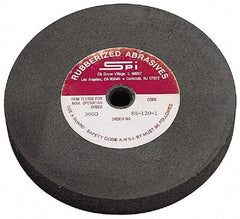 Made in USA - 6" Diam x 1/2" Hole x 1" Thick, 46 Grit Surface Grinding Wheel - Aluminum Oxide/Silicon Carbide Blend, Coarse Grade, 3,600 Max RPM - Makers Industrial Supply