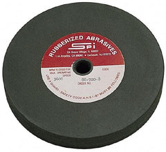 Made in USA - 8" Diam x 1/2" Hole x 1/2" Thick, 240 Grit Surface Grinding Wheel - Aluminum Oxide/Silicon Carbide Blend, Very Fine Grade, 2,600 Max RPM - Makers Industrial Supply