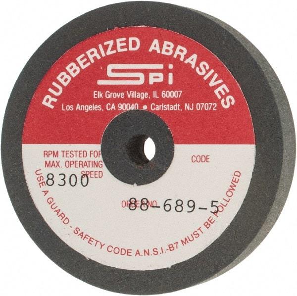 Made in USA - 2-1/2" Diam x 1/4" Hole x 3/8" Thick, 240 Grit Surface Grinding Wheel - Aluminum Oxide/Silicon Carbide Blend, Very Fine Grade, 8,300 Max RPM - Makers Industrial Supply