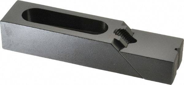 Gibraltar - 6-1/8" OAL x 1-1/2" Overall Width, High Grip Nose, Steel Manual Edge Clamp - Black Oxide Coating, 1-1/4" High, 1/2" Socket Cap Screw Slot, 2-1/4" Travel - Makers Industrial Supply