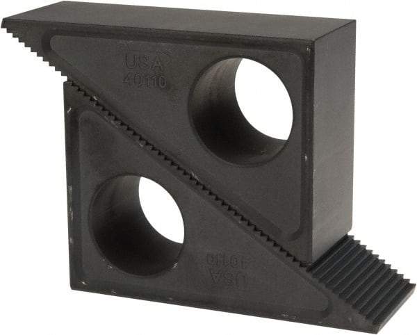 Gibraltar - 2 Piece, 3-1/2 to 9" Height Adjustment, Steel Step Block - 1/16" Step Depth, 1/8" Step Elevation, 2" Width, 5-21/64" Base Depth, 3-7/16" Height - Makers Industrial Supply