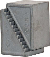 Gibraltar - 2 Piece, 29 to 64mm Height Adjustment, Steel Step Block - 1/16" Step Depth, 1/8" Step Elevation, 25mm Width, 1-39/64" Base Depth, 1-1/16" Height - Makers Industrial Supply