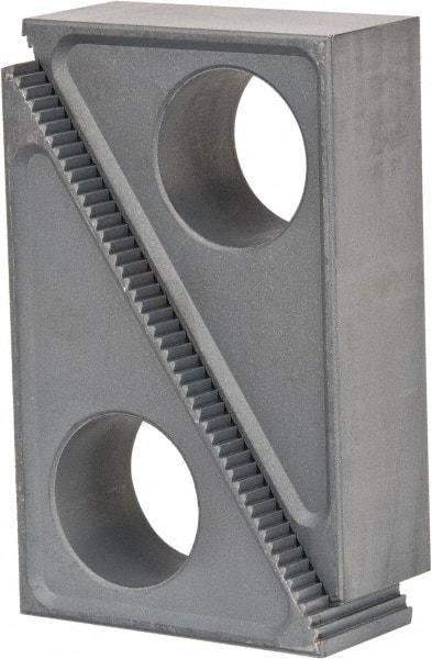 Gibraltar - 2 Piece, 89 to 229mm Height Adjustment, Steel Step Block - 1/16" Step Depth, 1/8" Step Elevation, 38mm Width, 5-21/64" Base Depth, 3-7/16" Height - Makers Industrial Supply