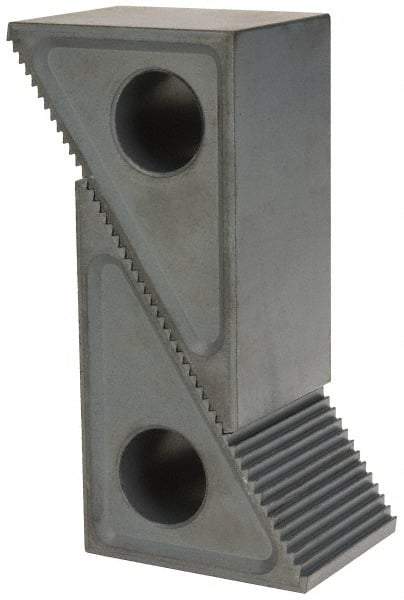 Gibraltar - 2 Piece, 64 to 152mm Height Adjustment, Steel Step Block - 1/16" Step Depth, 1/8" Step Elevation, 51mm Width, 3-3/4" Base Depth, 2-15/32" Height - Makers Industrial Supply