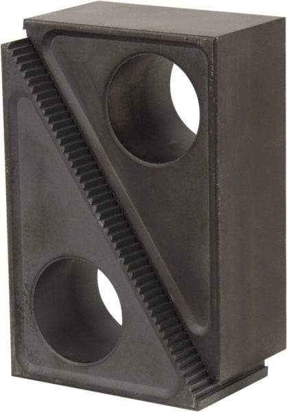 Gibraltar - 2 Piece, 89 to 229mm Height Adjustment, Steel Step Block - 1/16" Step Depth, 1/8" Step Elevation, 51mm Width, 5-21/64" Base Depth, 3-7/16" Height - Makers Industrial Supply