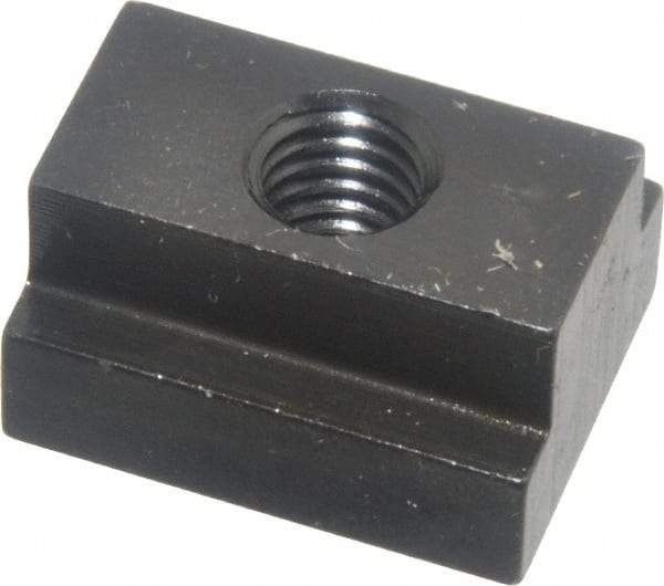 Gibraltar - 3/8-16 Blind Tapped T Slot Nut - 9/16" Slot Width, 7/8 x 11/32" Base Width x Height, 1-1/8 x 5/8" OAL x Height - Makers Industrial Supply