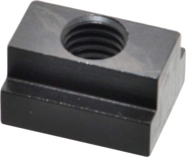 Gibraltar - 1/2-13 Blind Tapped T Slot Nut - 9/16" Slot Width, 7/8 x 11/32" Base Width x Height, 1-1/8 x 5/8" OAL x Height - Makers Industrial Supply