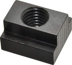 Gibraltar - 5/8-11 Blind Tapped T Slot Nut - 11/16" Slot Width, 1-1/8 x 7/16" Base Width x Height, 1-1/4 x 3/4" OAL x Height - Makers Industrial Supply