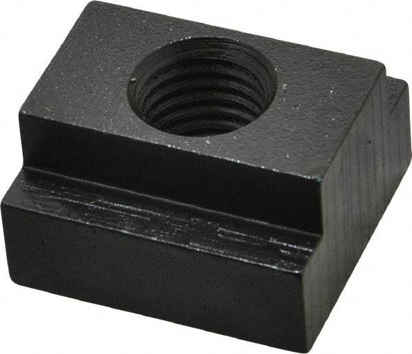 Gibraltar - 3/4-10 Tapped Through T Slot Nut - 1" Slot Width, 1-5/8 x 5/8" Base Width x Height, 1-3/4 x 1" OAL x Height - Makers Industrial Supply