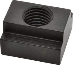 Gibraltar - 7/8-9 Tapped Through T Slot Nut - 1" Slot Width, 1-5/8 x 5/8" Base Width x Height, 1-3/4 x 1" OAL x Height - Makers Industrial Supply