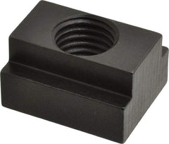 Gibraltar - 1-8 Tapped Through T Slot Nut - 1-1/16" Slot Width, 1-5/8 x 11/16" Base Width x Height, 2 x 1-1/8" OAL x Height - Makers Industrial Supply