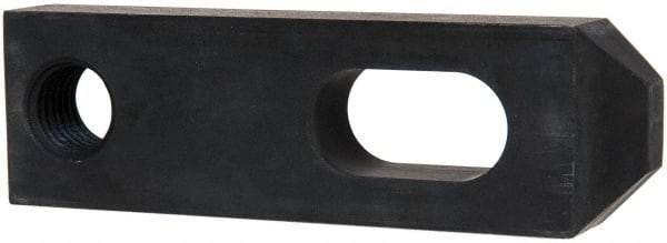 Gibraltar - 25/32" Stud, Carbon Steel, Strap Clamp - 3/4" Travel, 5" OAL x 1-1/2" Wide x 3/4" High, Black Oxide Finish, Tapered Nose - Makers Industrial Supply